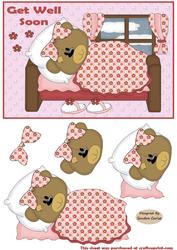 Get Well Soon Decoupage Topper 3