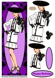 High Society Large Dl Card Front