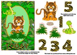 In the Jungle Eazicut Age Card Front