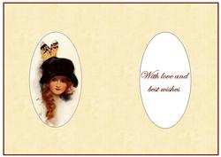 Vintage Portrait Insert