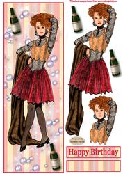Party Time Large Dl Card Front
