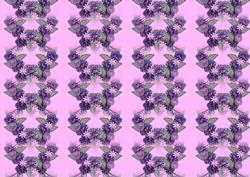 Pretty Pink & Lilac Flowers Background
