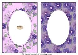 Floral 2 x Toppers