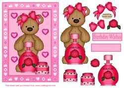 Parfum Teddy Bear Card Front