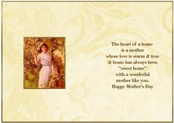 Vintage Mother's Day Insert
