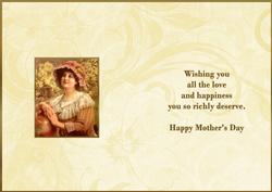 Vintage Mother's Day 4 Insert