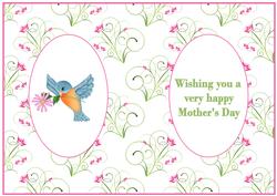 Floral Mother's Day Insert