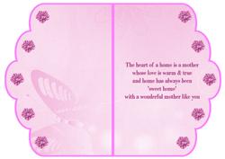 Scalloped Edge Butterfly Insert