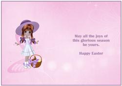 Easter Girl 1 Insert