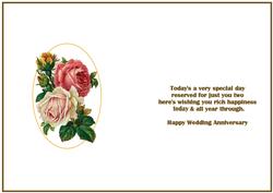 Wedding Anniversary Insert