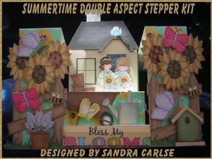 Birthday Summertime Decoupage Stepper Card Kit
