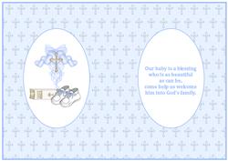 Baby Boy Christening Insert 2