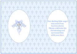 Baby Boy Christening Insert 4