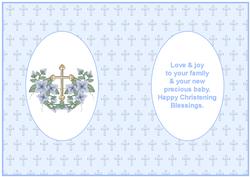 Baby Boy Christening Insert 6