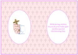 Baby Girl Christening Insert 2