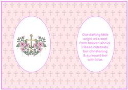Baby Girl Christening Insert 4