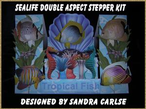Birthday Sealife Decoupage Stepper Card Kit