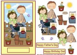 From a Daughter to Her Dad Card Front