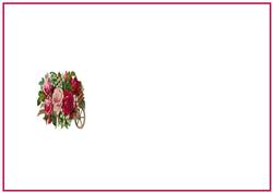 Vintage Roses in a Wheelbarrow Insert 1