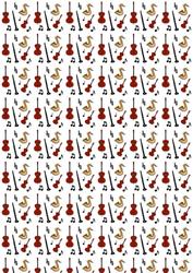 Musical Instruments Backing Paper