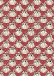 Christmas Bells & Holly Backing Paper