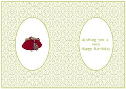A Girly Purse 2 Cardmaking Insert