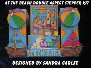Birthday At the Beach Decoupage Stepper Card Kit