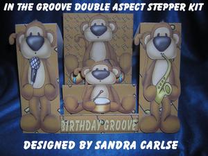 Birthday Musical Decoupage Stepper Card Kit