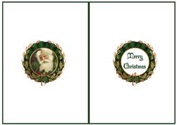 Father Christmas Vintage Insert1