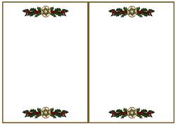 Holly & Berries Christmas Cardmaking Insert