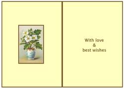A Vase of Flowers Insert