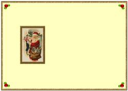 Glitter Gold Santa Insert1