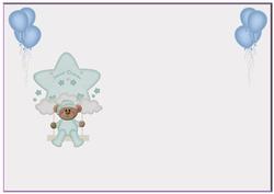 Sweet Dreams Baby Boy Insert 1