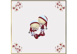 Christmas Holly approx: 8x8ins Insert