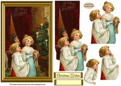 Christmas Wishes Decoupage Topper