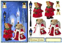 Cuddly Christmas Bears Topper