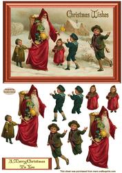 Having Fun at Christmas Vintage Topper