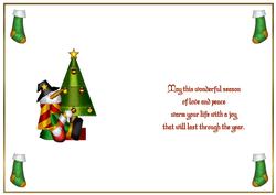 Christmas Snowman Insert