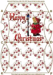 Happy Christmas Pillow Box