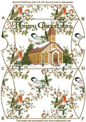 Christmas Robin Pillow Box