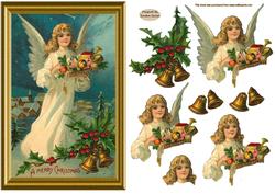 Christmas Holly Decoupage Topper