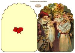 At Christmas Time Cut & Fold Card