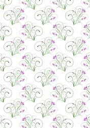 Pink Flowers Backing Paper