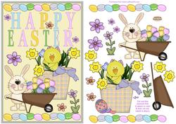 Easter Egg Hunt Decoupage Topper