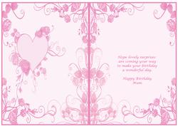 Happy Birthday Mum Insert