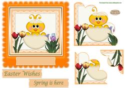 Easter Egg & Chick Pyramid Topper 2