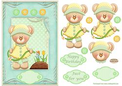Just for You Decoupage Topper