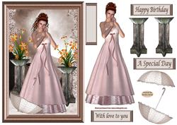 Special Day Decoupage Topper