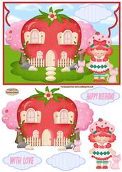 Sweet Strawberry Card Front