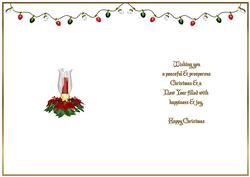 Christmas Poinsettia Insert